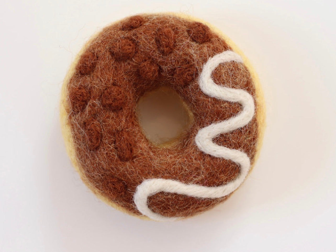 Choc nutty swirl donut