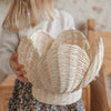 ON SALE Large Clam vintage style basket