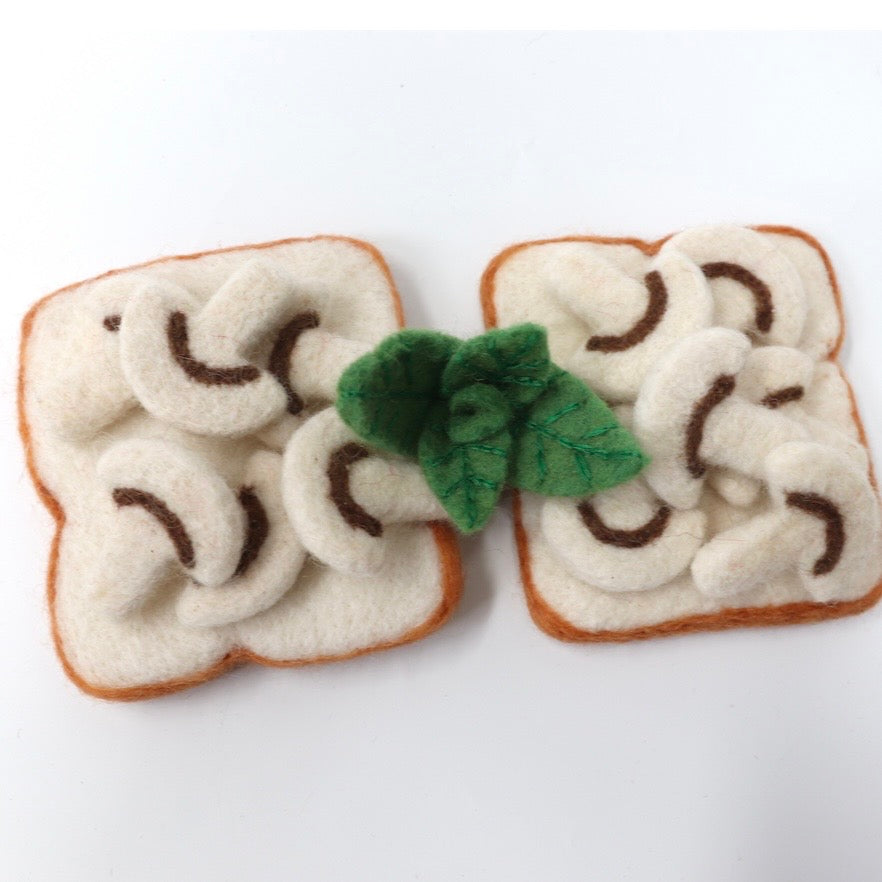 Mushrooms on toast - 2 slices