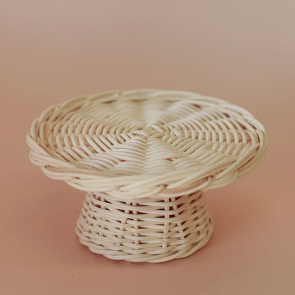 Rattan cake stand - 2 sizes