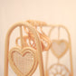Heart strings open DOLLY WARDROBE (3 hangers included)