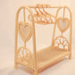 Heart strings open DOLLY WARDROBE (3 hangers included)