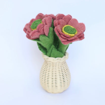 Dusty pink meadowcup flower and sets