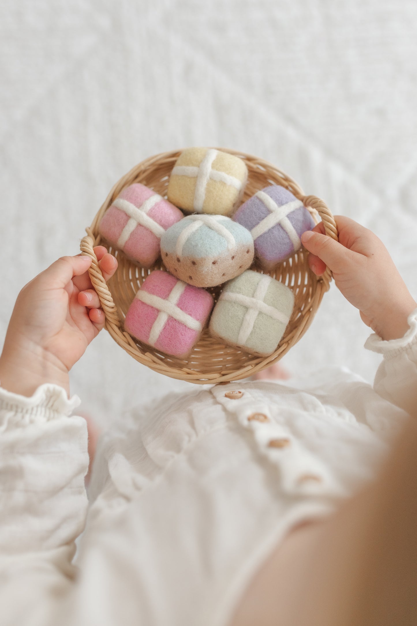 Coming soon!! Pastel Rainbow Mini Buns - 6 pce