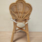 Oceana - Clam Rattan doll high chair