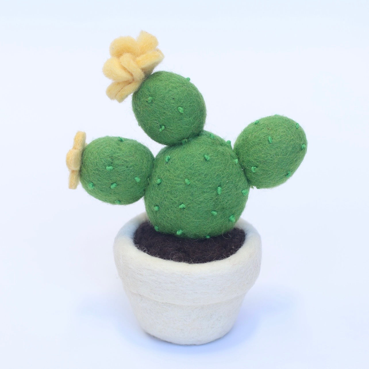 Felt cactus in pot- 2 styles