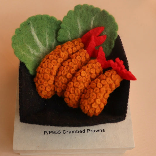 Crumbed prawns box set - 8 pce