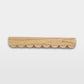 Solid Hard wood Scalloped floating wall shelf - 65cm