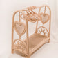 Heart strings open DOLLY WARDROBE (3 hangers included)