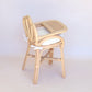 Oceana - Clam Rattan doll high chair