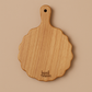 Hardwood mini chef children’s heirloom chopping board (Scalloped)
