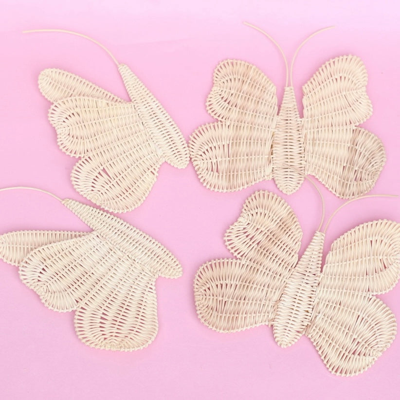 Seconds Rattan Butterfly decals - Set of 8