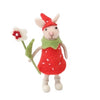 Strawberry felt mouse