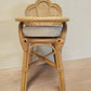 Oceana - Clam Rattan doll high chair