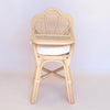 Oceana - Clam Rattan doll high chair
