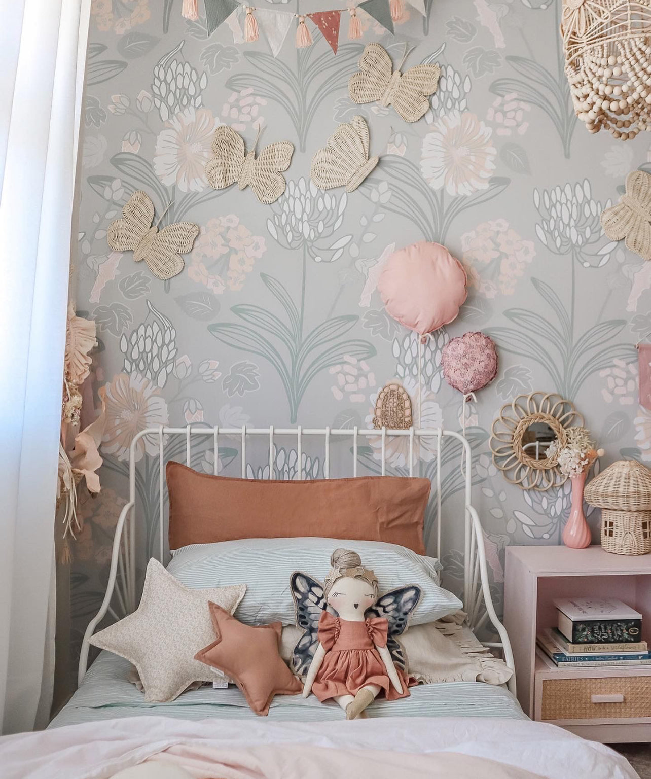 Seconds Rattan Butterfly decals - Set of 8