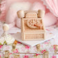 Vintage style Rattan Telephone