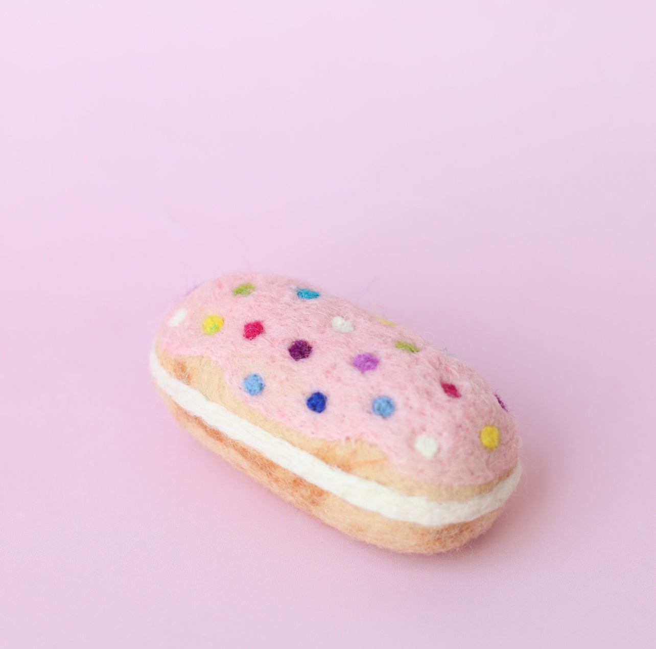 Pink Sprinkle Eclairs - 2 pce