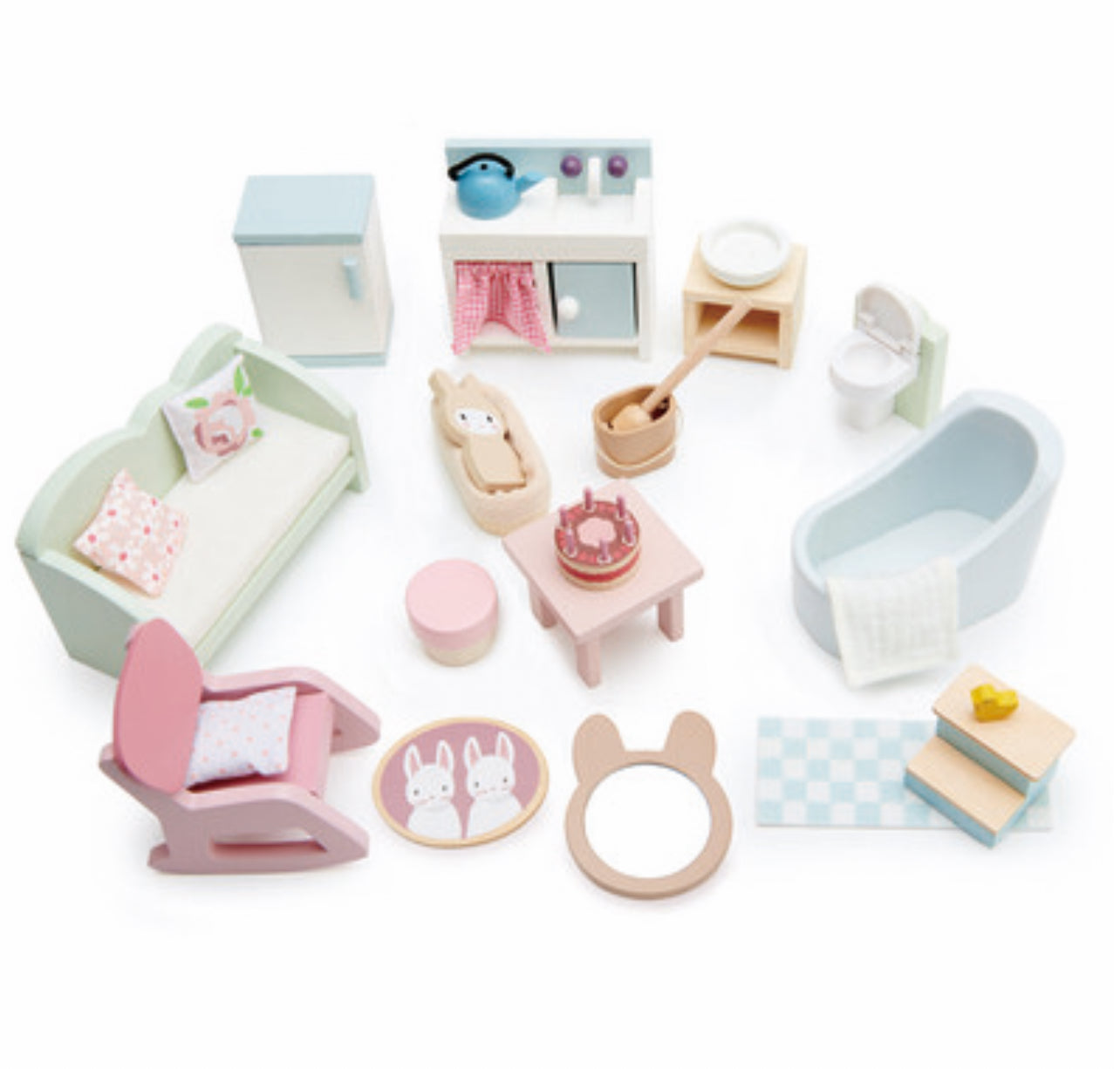 On sale Countryside doll house furniture set