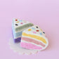 Confetti Birthday cake slices - 2 pce