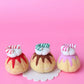 Festive sponge cakes set or singles - Candy cane sponge cakes