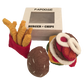 Felt Burger and Chips