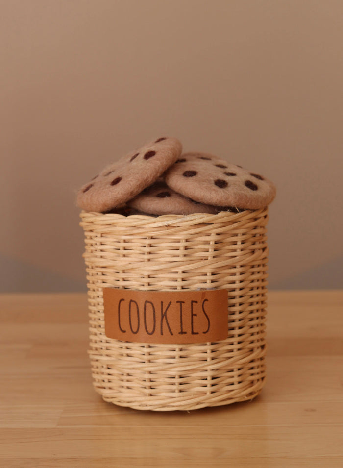 Rattan Cookie jars
