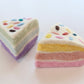 Confetti Birthday cake slices - 2 pce