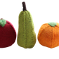 Papoose Felt fruit trio - Pear Orange Apple