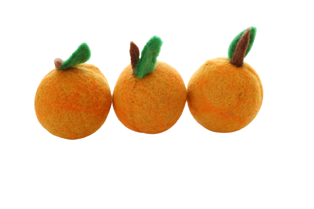 Papoose Felt Apricots-3 piece