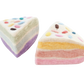 Confetti Birthday cake slices - 2 pce