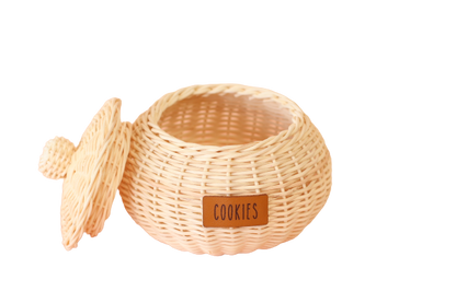 Cookie pots - 3 coloured labels