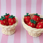 Footed Fraise bowls - 2 sizes