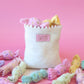 Rainbow sweets with bag - 9 pce set