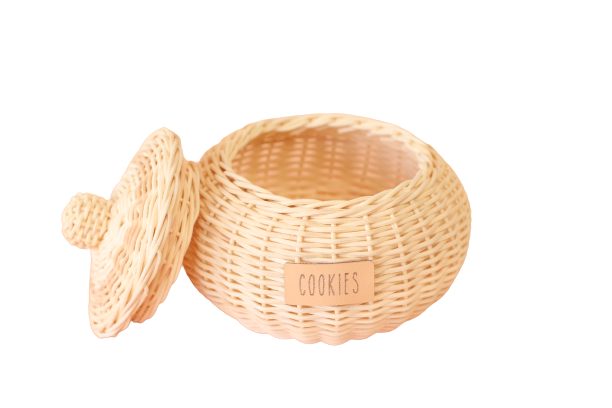 Cookie pots - 3 coloured labels